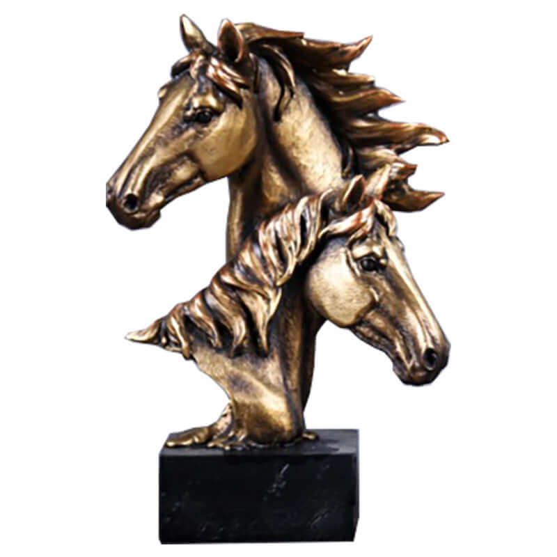 Trongwell Home Decor Bronze Horse Sculpture Statue Living Room - yogi's ellite design